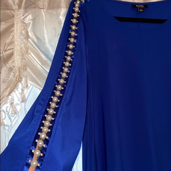 🌸NWT MSK petite shift faux pearl dress - Picture 4 of 5